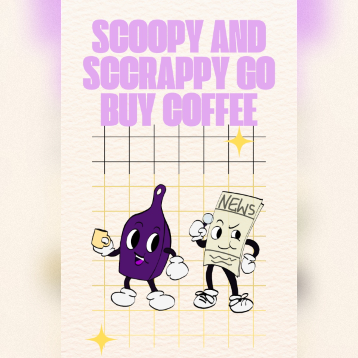 SCOOPY AND SCRAPPY GET COFFEE