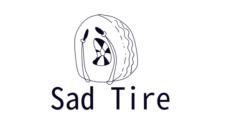 [picture of a sad tire]