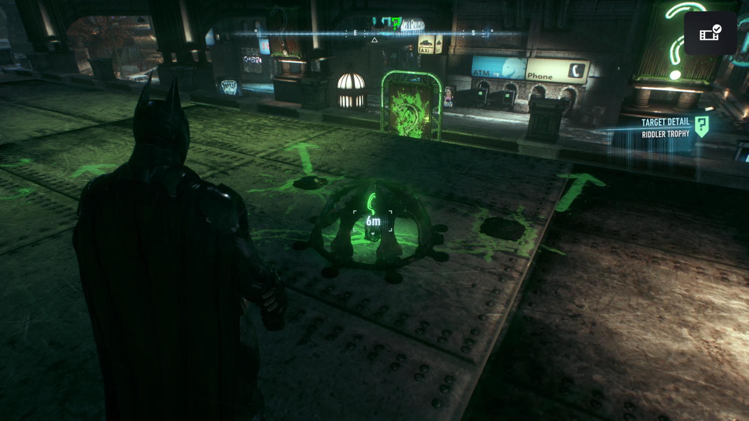 Batman arkham city riddler trophies