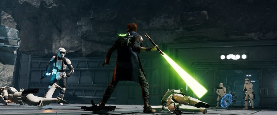 Cal With Green saber