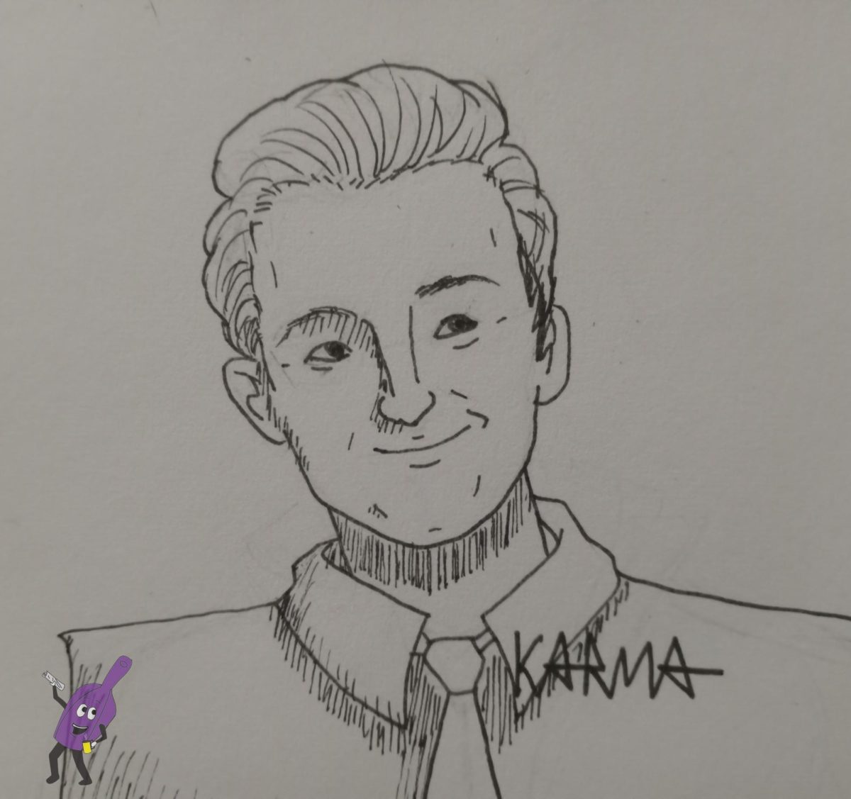 Drawing of Matthew Perry