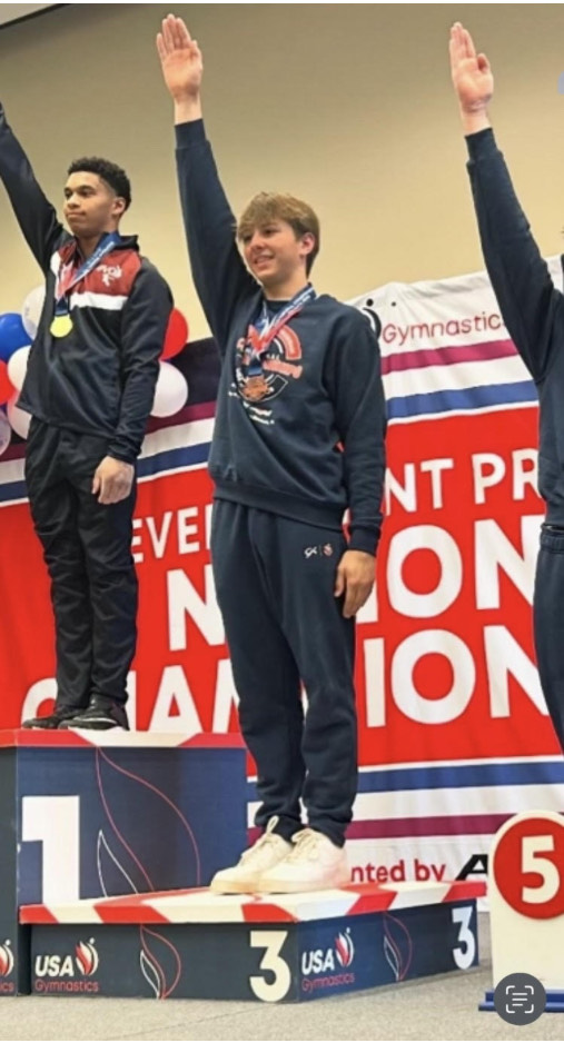 Oliver Collins, 3rd for High-bar at Nationals
in Daytona Beach, Florida (2024)