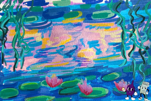 A take on Monet's famed "Water Lillies"