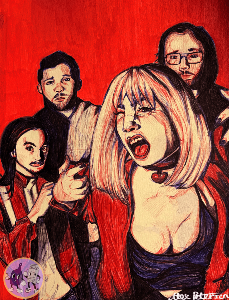 Illustration of the band Rainbow Kitten Surprise