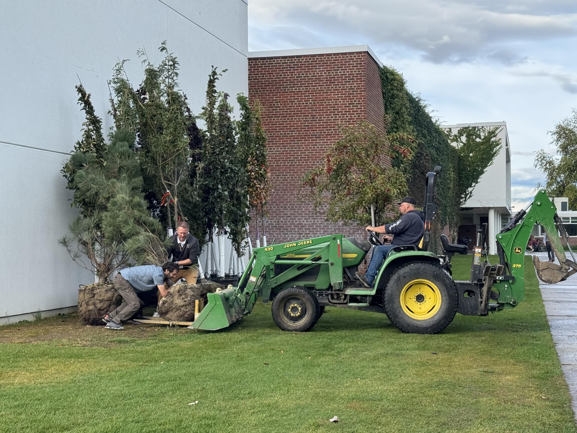 NEW TREES DELIVERED FOR SENTINEL’S SERVICE LEARNING PROJECT, JUST IN TIME FOR SCHOOLWIDE PLANTING