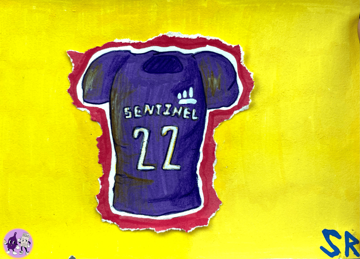 Sentinel football jersey. 