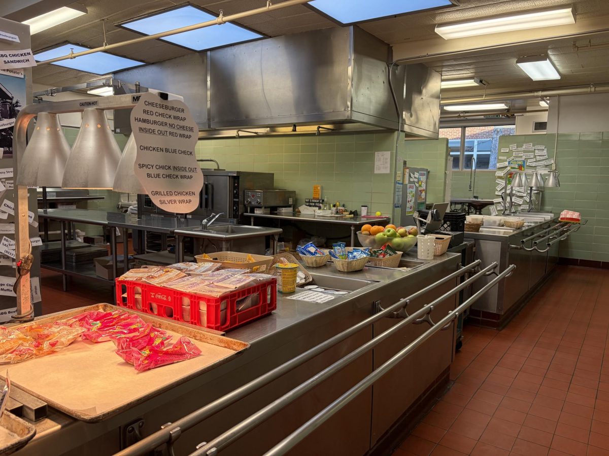 The Sentinel High School kitchen