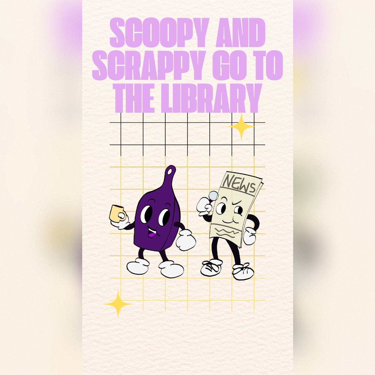 SCOOPY AND SCRAPPY GO TO THE LIBRARY