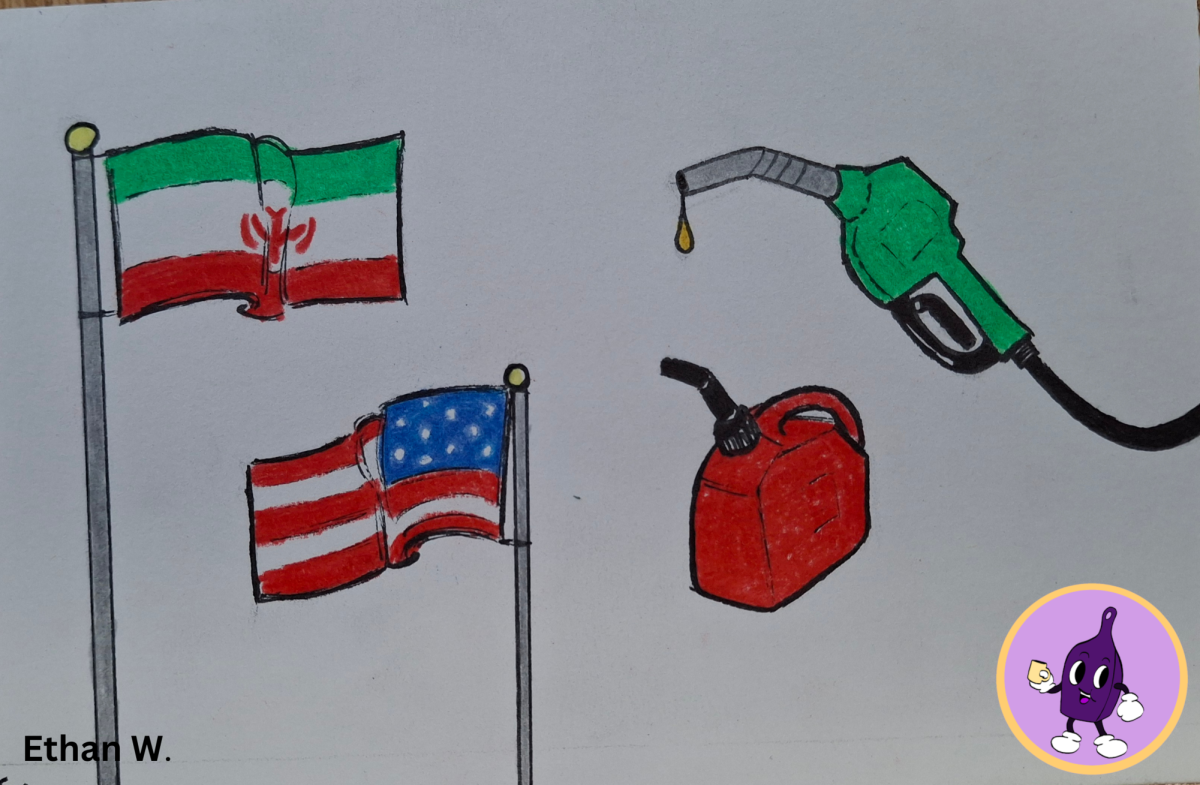 Oil and flags
