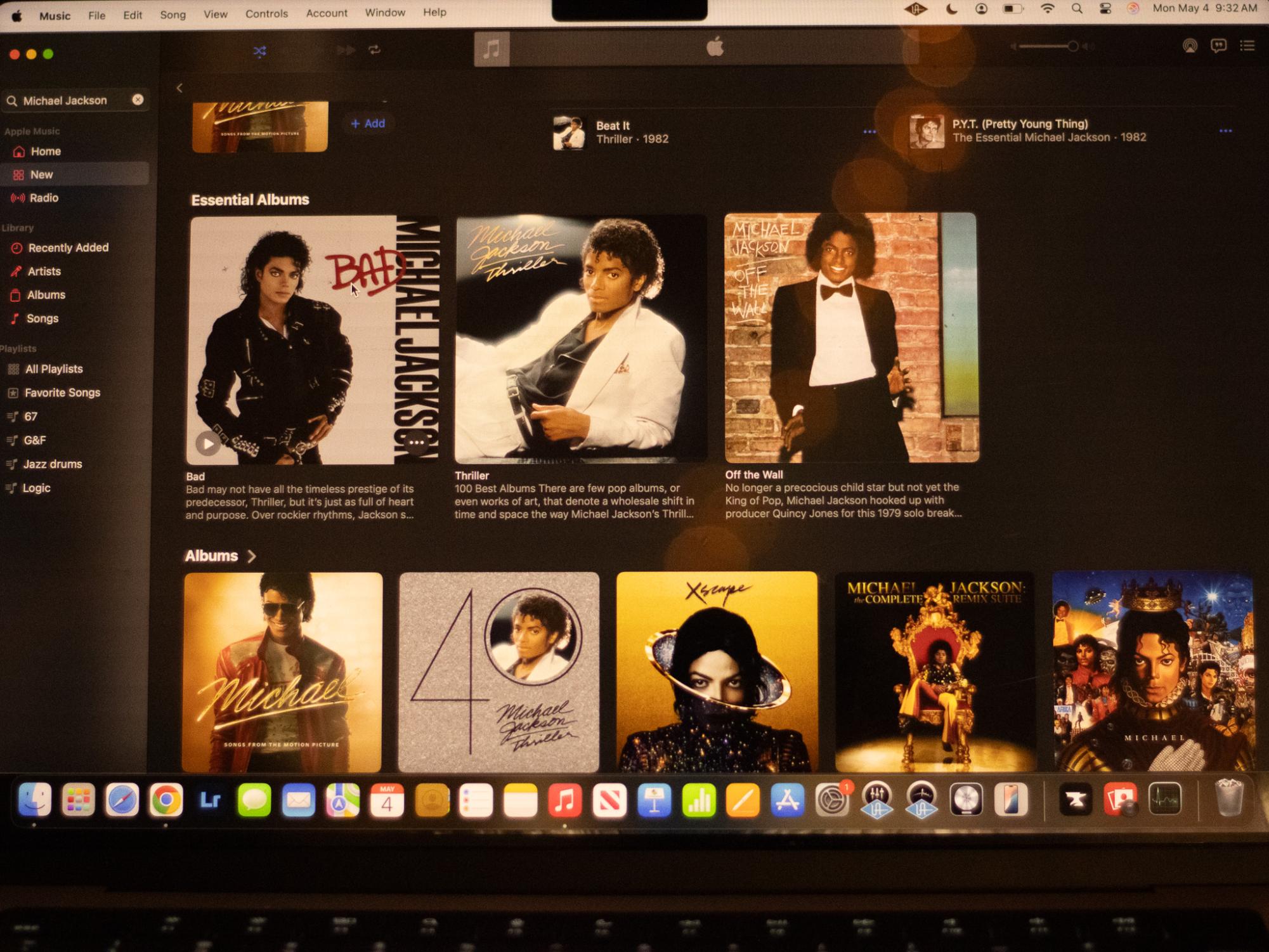 Michael Jackson was what I grew up on.
