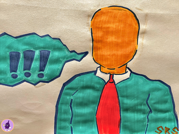 politician talking